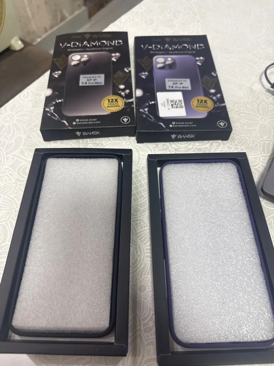 Capa iPhone 14 Pro Max blindada vidro temperado Bansk - Foto 2
