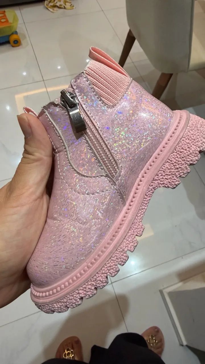Bota Infantil Rosa
