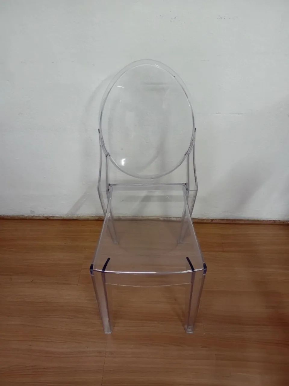 Cadeira Design Victoria Ghost Fixa Acrílico Transparente - Foto 2