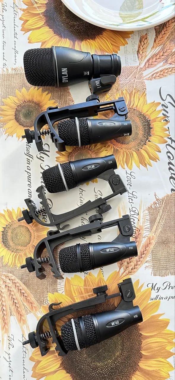 Kit de Microfones Dylan para Bateria e Percussão  - Foto 2