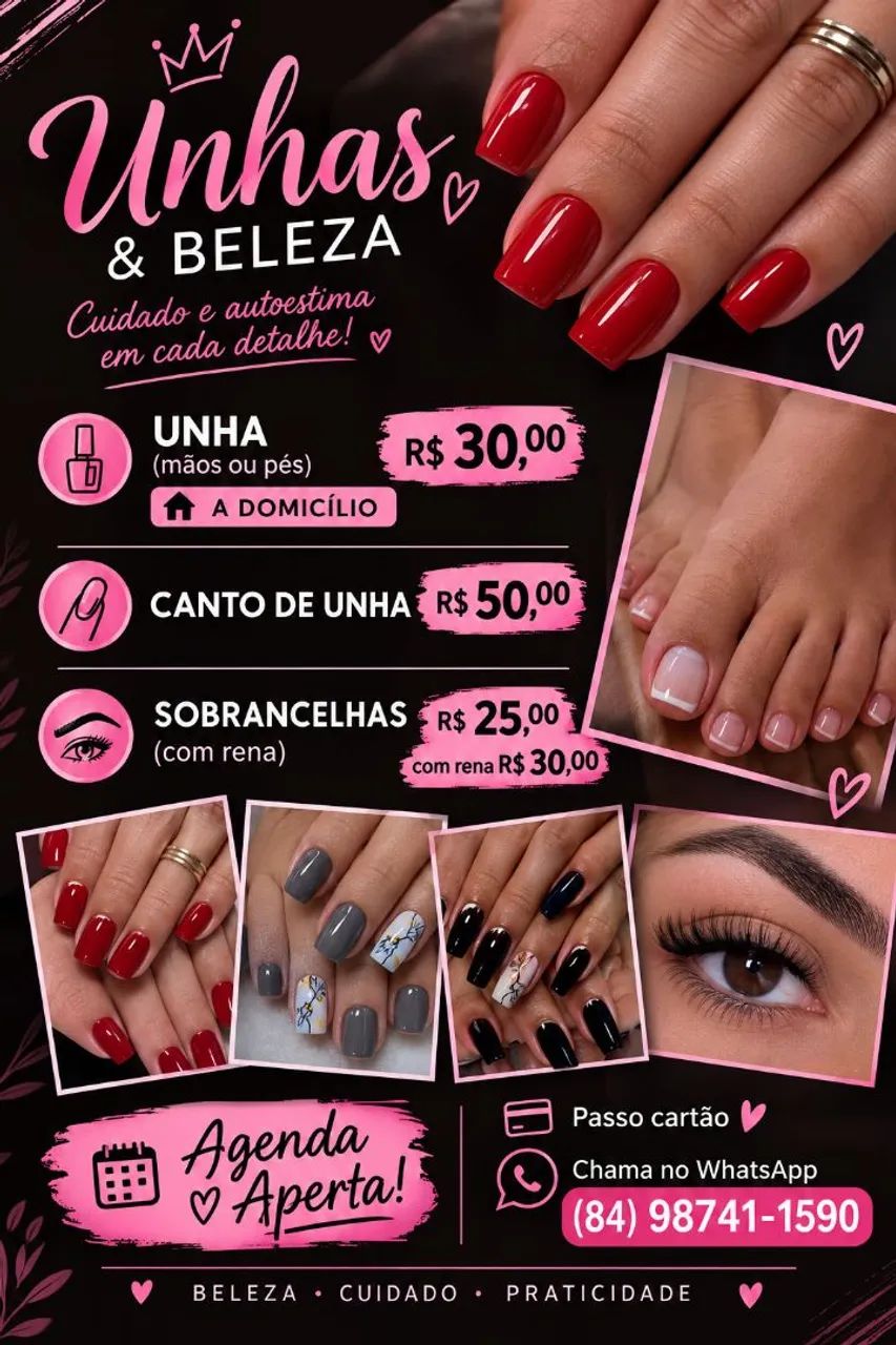 Unhas a domicílio 