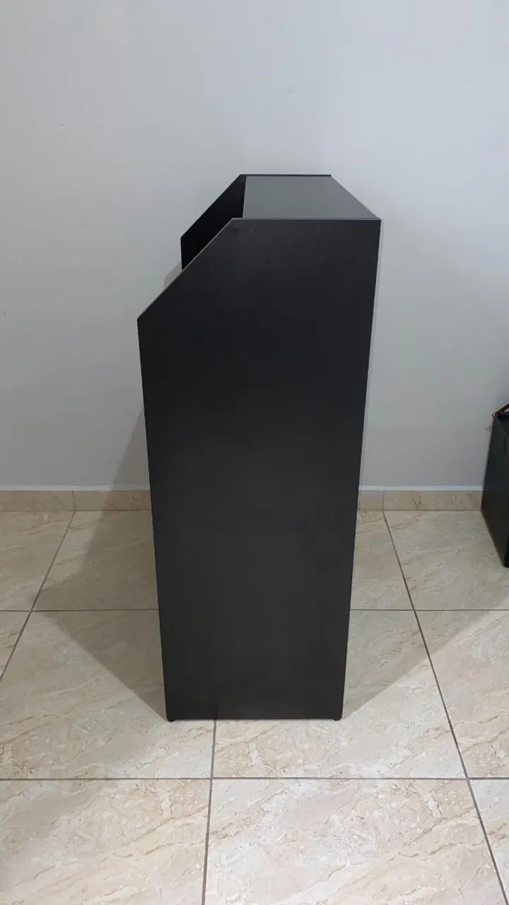Balcão Caixa Preto MDF - Foto 2
