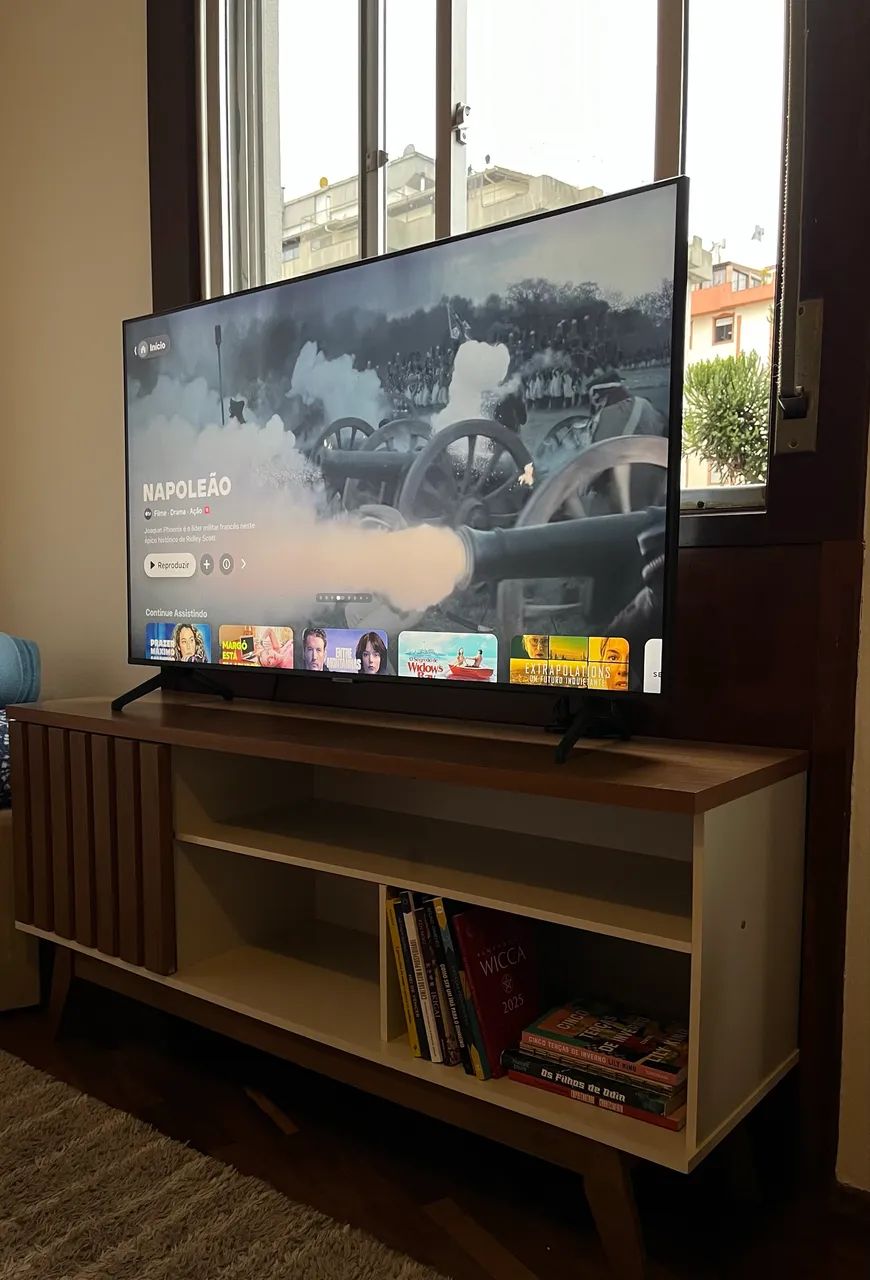 Tv smart Samsung 50 polegadas Cristal UHD 4k+rack - Foto 2