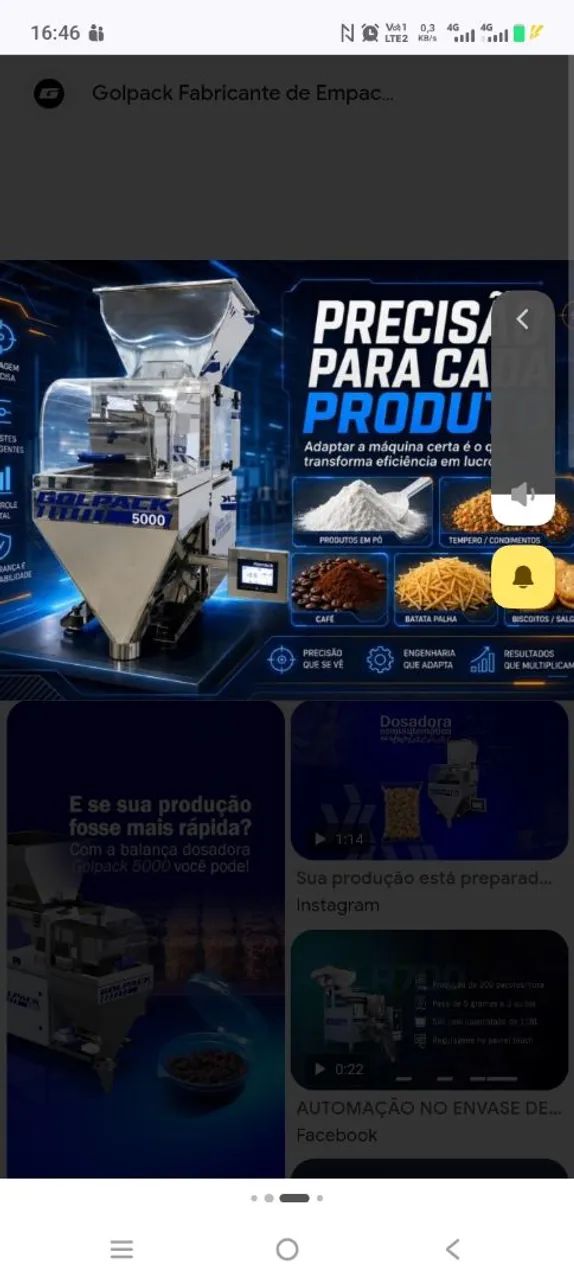 Balança automática Golpack 1000