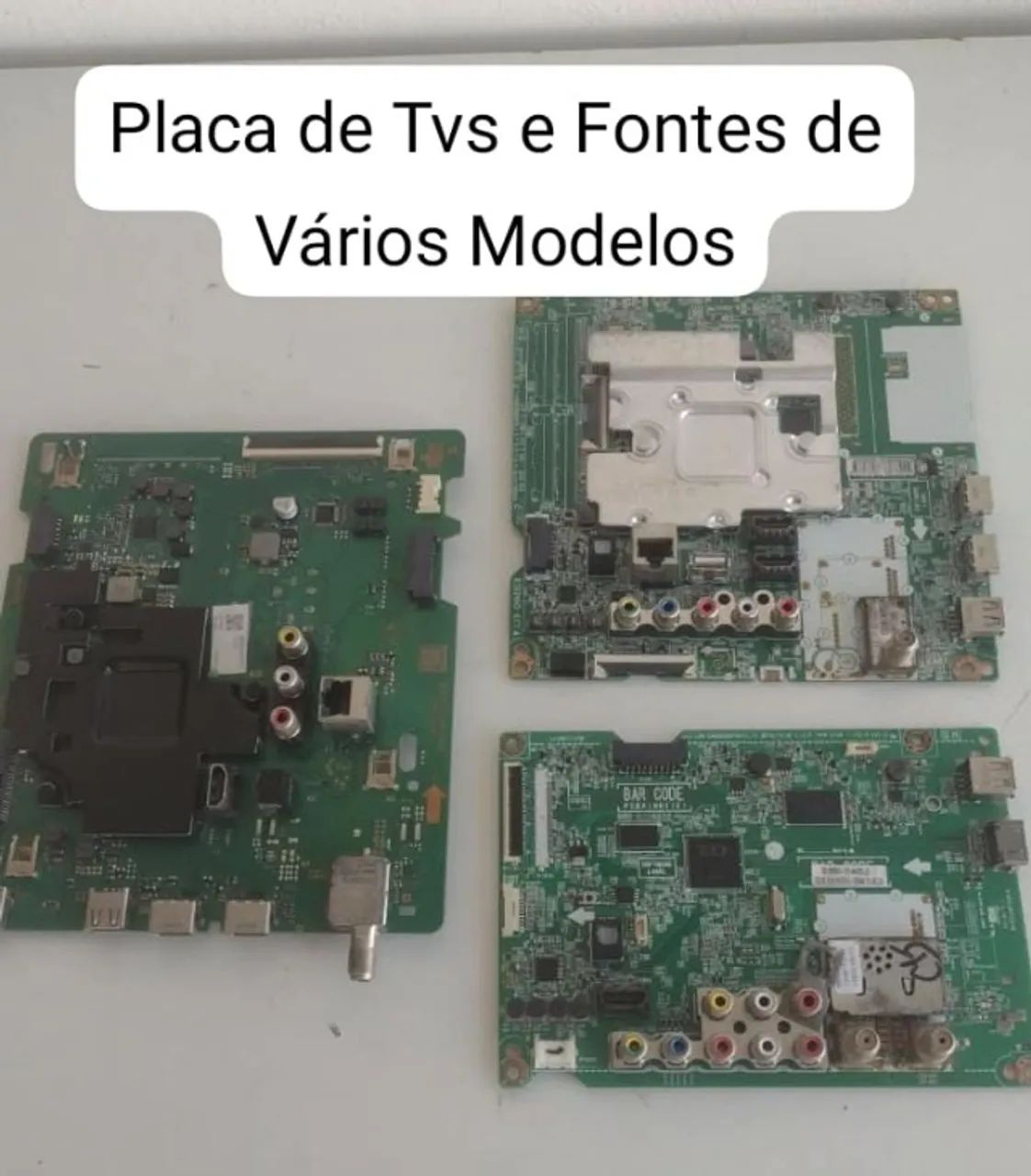 Placas de Tvs e Fontes de Vários Modelos
