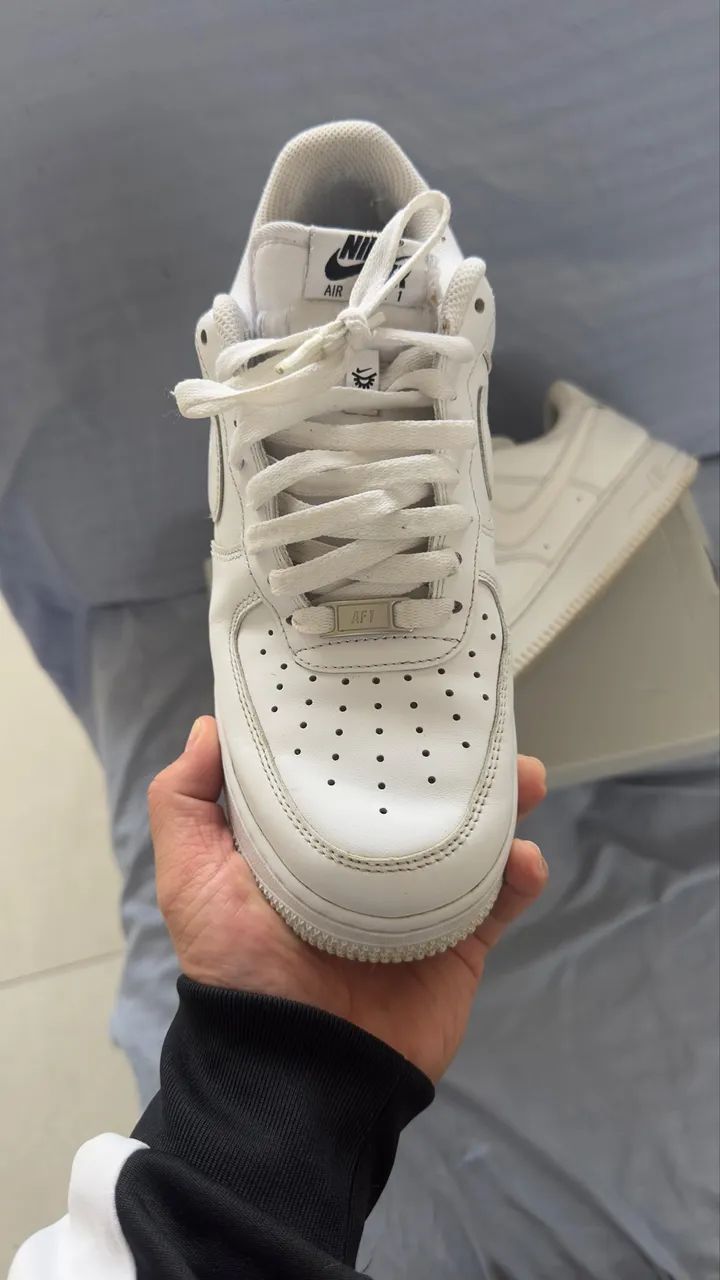 NIKE AIR FORCE BRANCO - Foto 2