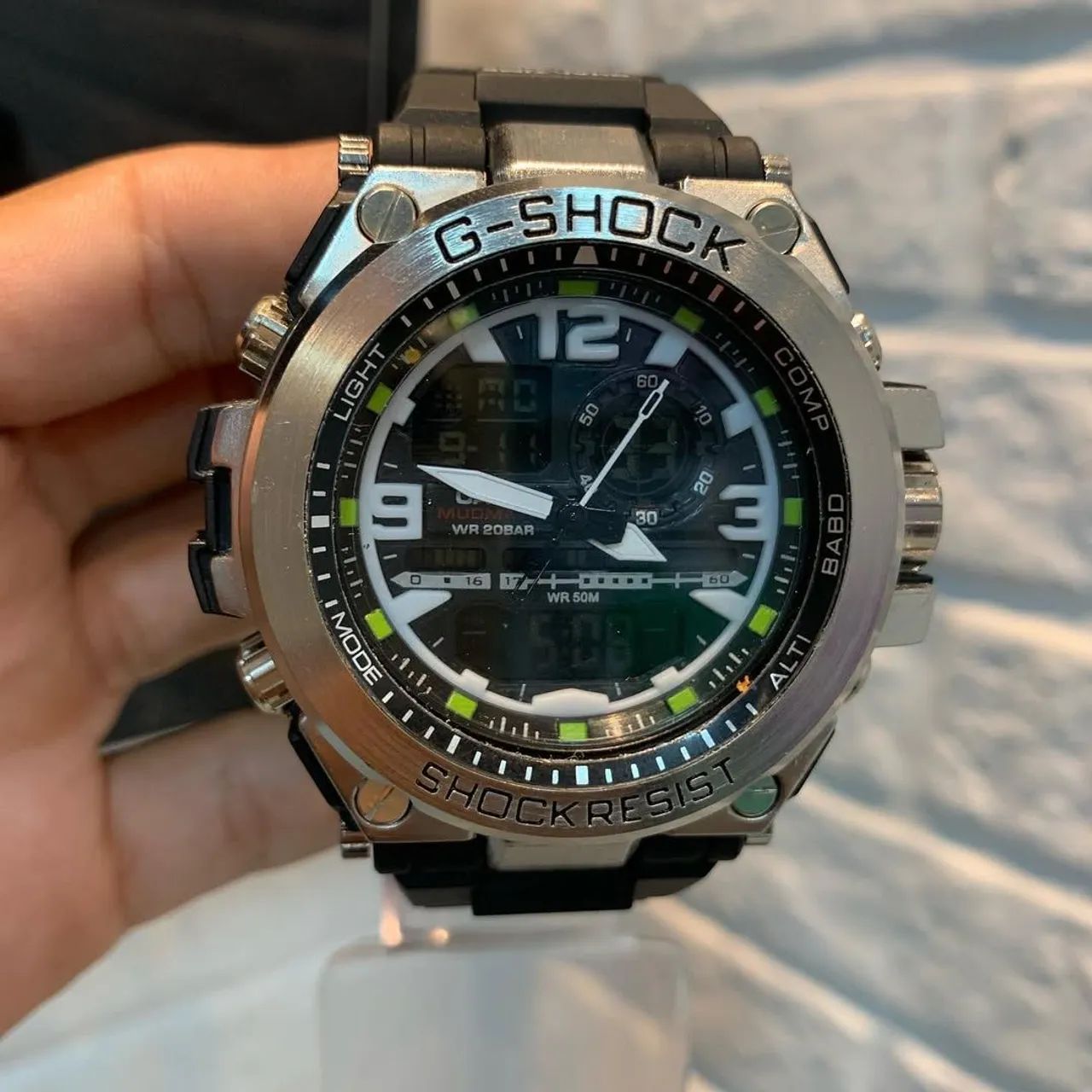 Relógio Gshock caixa de aço 