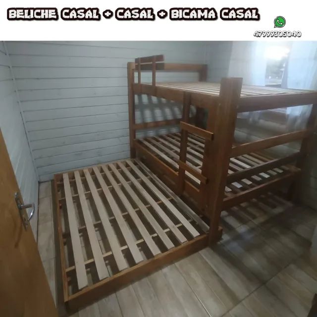 TRELICHEV CASAL + CASAL + BICAMA CASAL