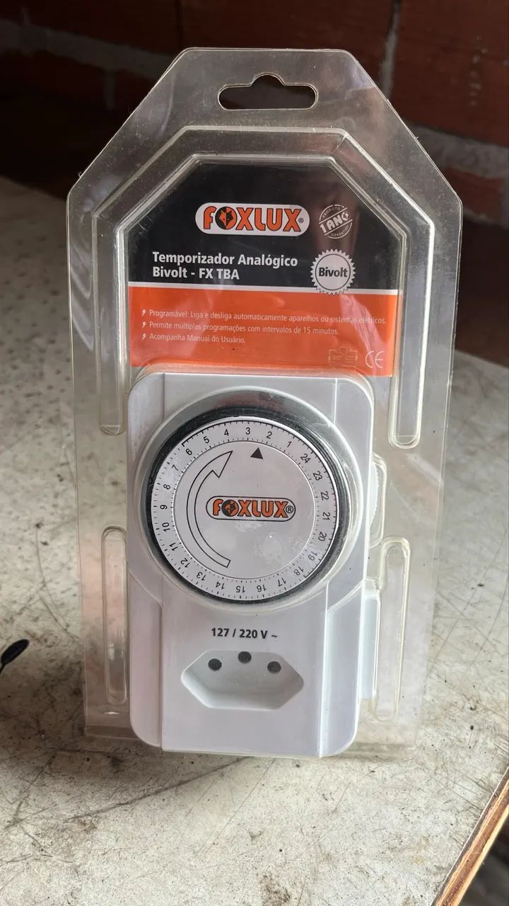 Timer Temporizador Foxlux Analógico Bivolt - Foto 2