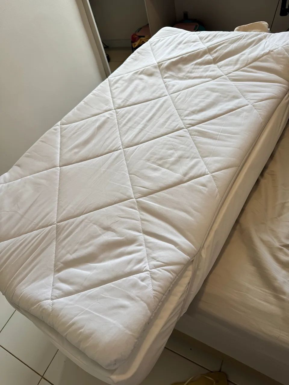 COMBO Colchão + Capa + Pillow Top (berço americano)