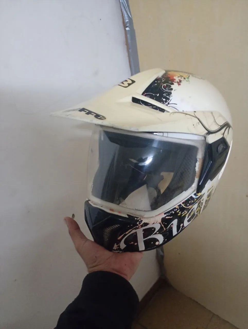 Capacete usado 