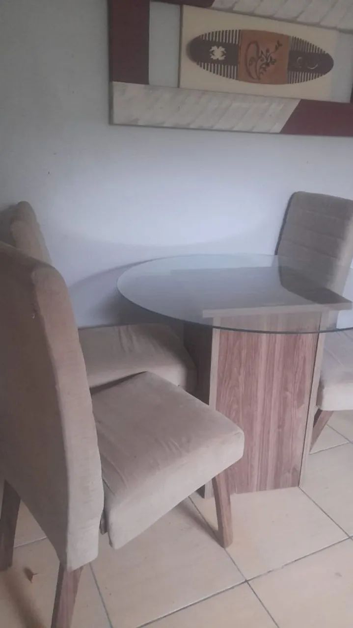 Mesa de sala de jantar vidro - Foto 5