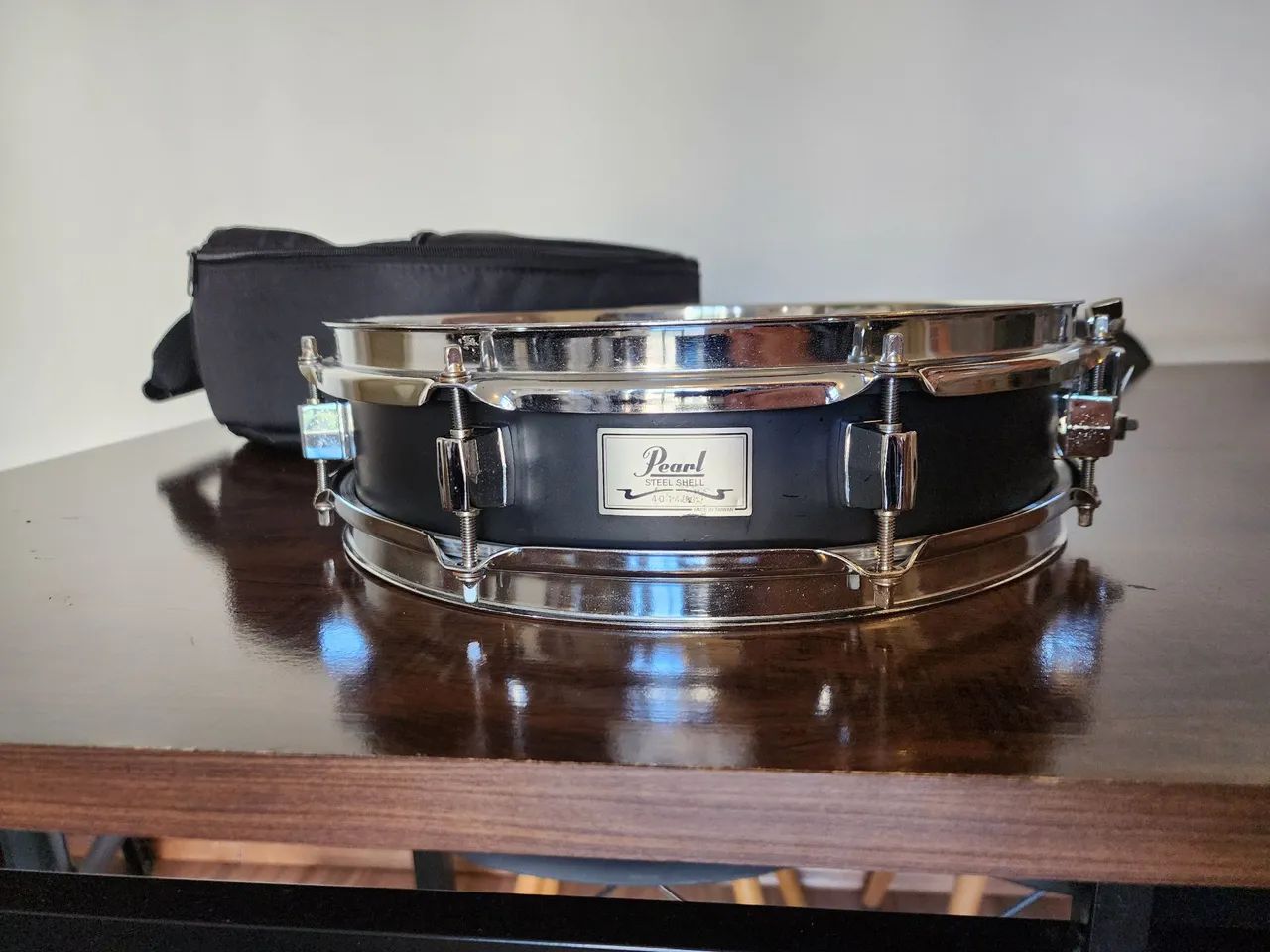 Caixa Pearl Steel Shell Piccolo 13x3 com bag - Instrumentos