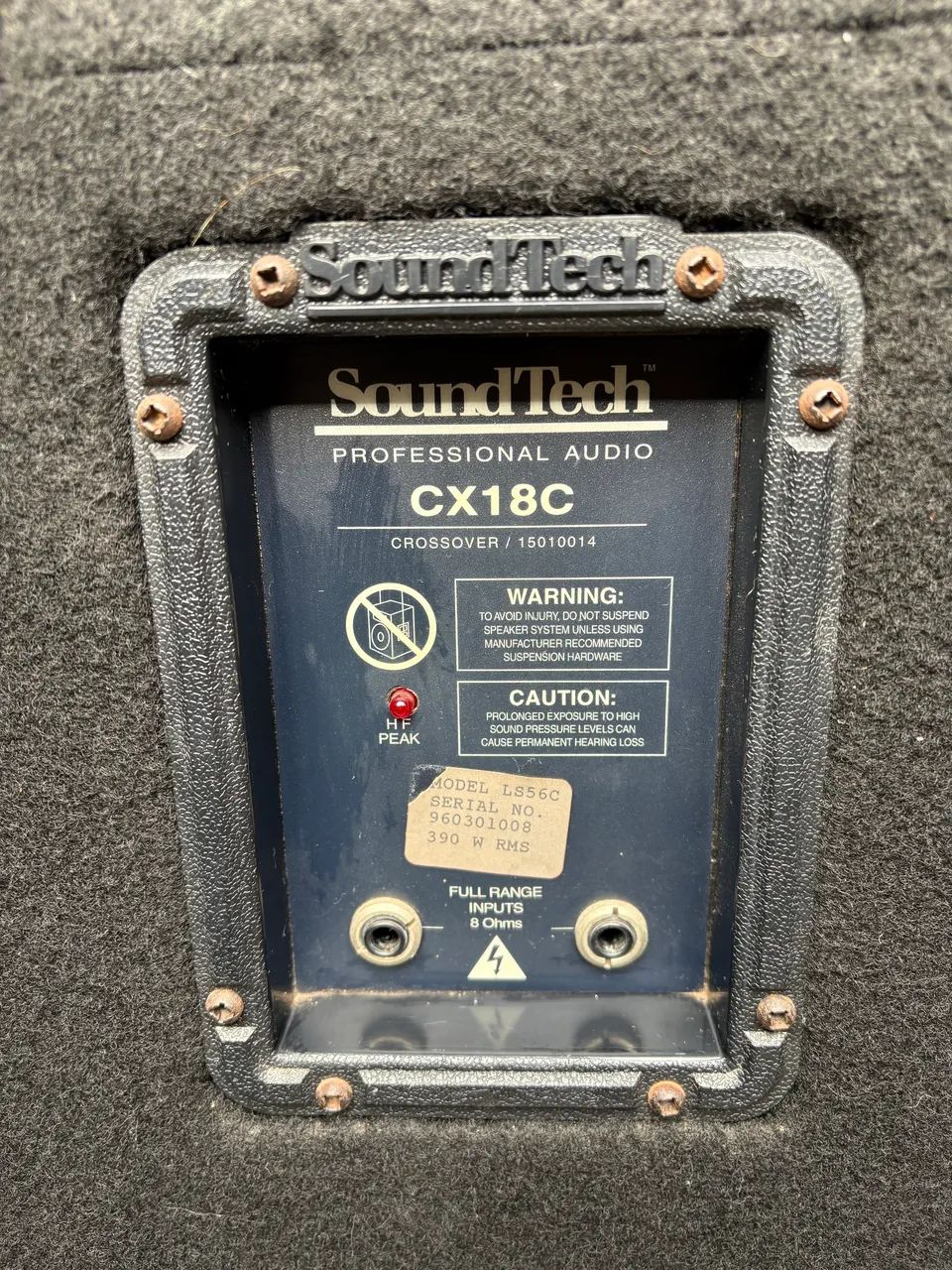 Caixas de som PA 390w passivas Soudtech USA impecáveis!! - Foto 3