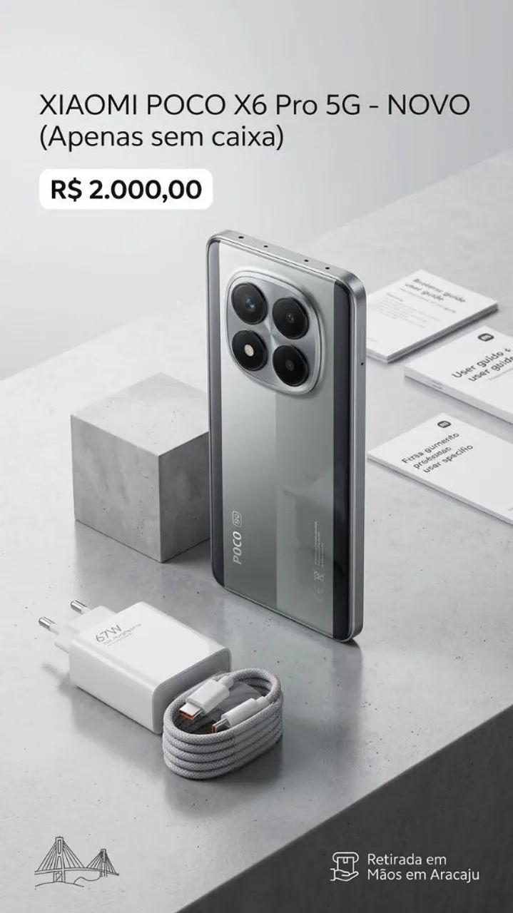 Poco M8 Pro 5G - R$1800,00 em até 10x