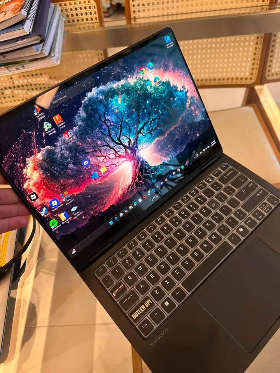 Hp Omen Transcend 14 polegadas Oled Ultra9 32gb Rtx 5070 Preto 1Tb (Seminovo) - Foto 4
