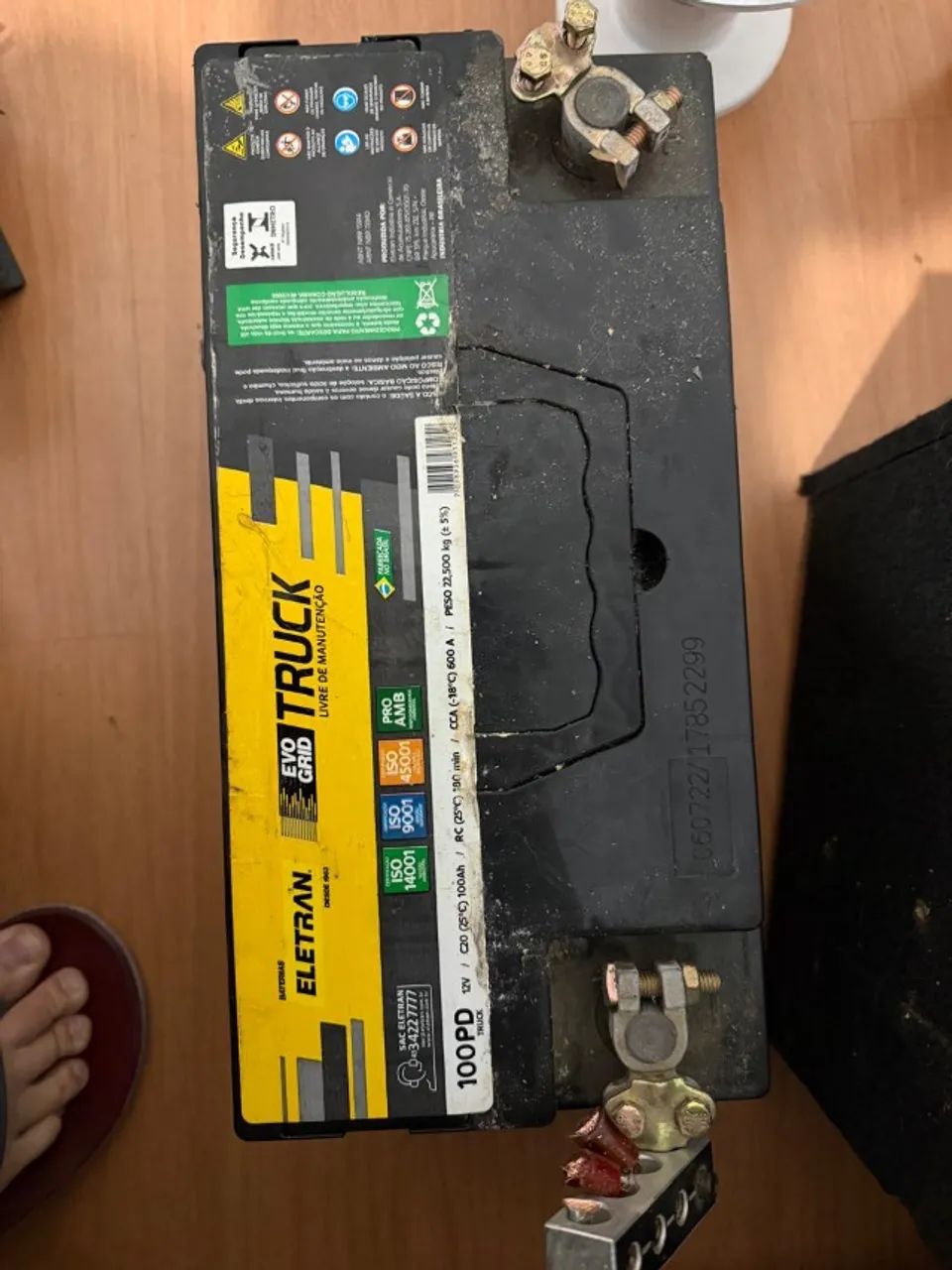 Bateria Eletran 100 amperes