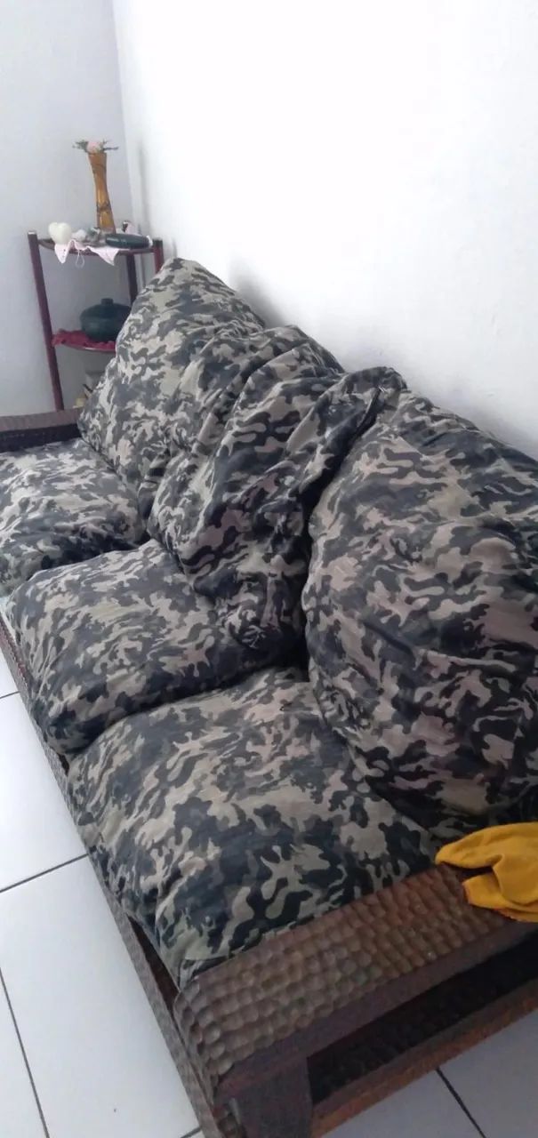 Vendo jogo de sofá de madeira ipê  - Foto 2