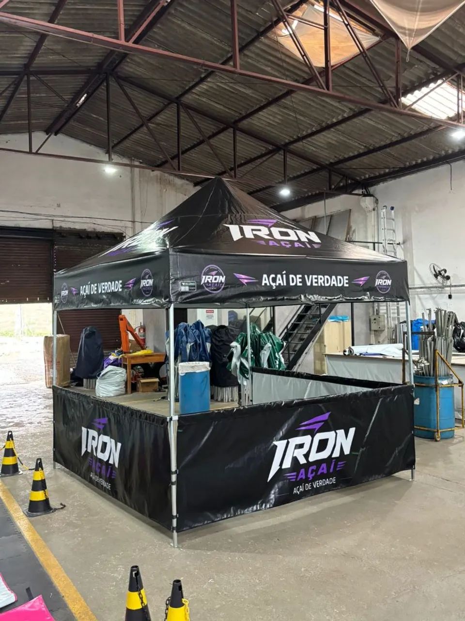 Tenda retratil aluminio 3x3 m