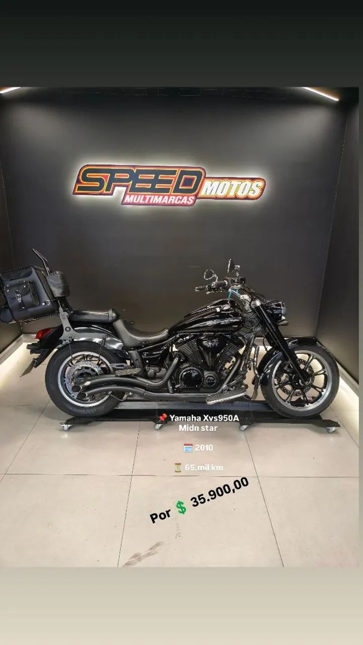 Yamaha Xvs 950A midn  star - Foto 2