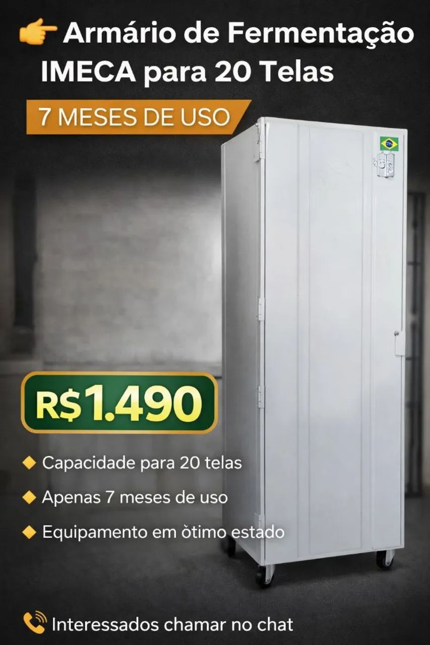 Armário Fermentação IMECA - 20 telas