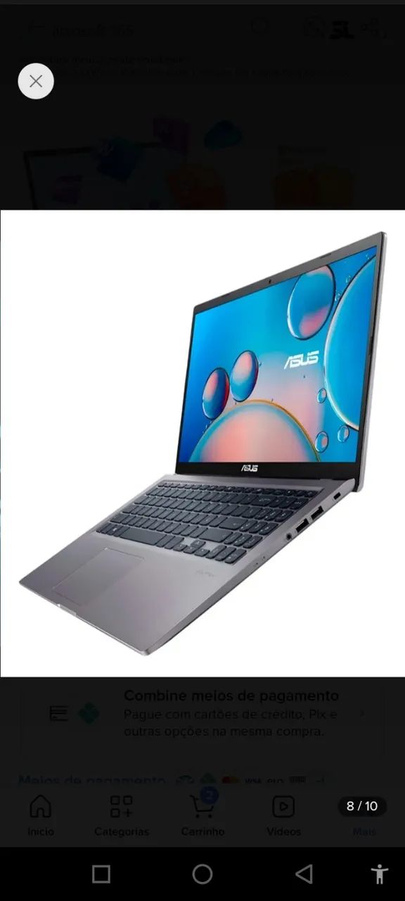 NoteBook ASUS X515 intel