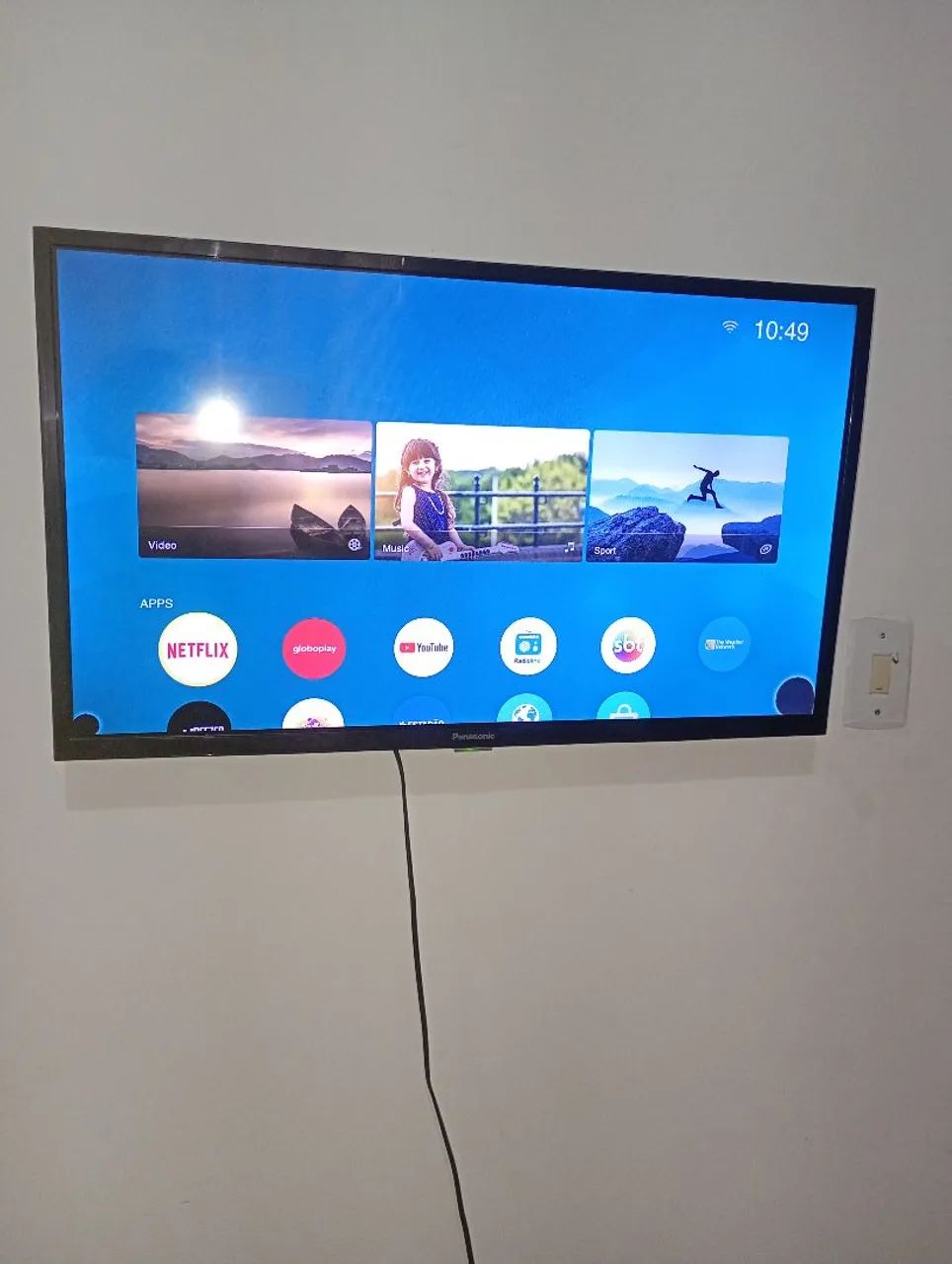 Tv smart 32 polegadas ,mancha na tela .não aceito oferta.tenho vídeo. - Foto 2