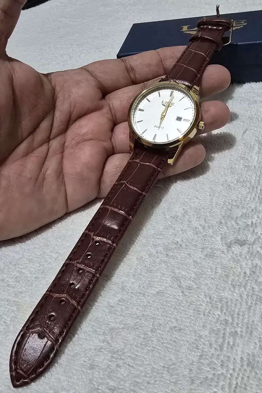 Relógio da Lige pulseira de couro original  - Foto 2