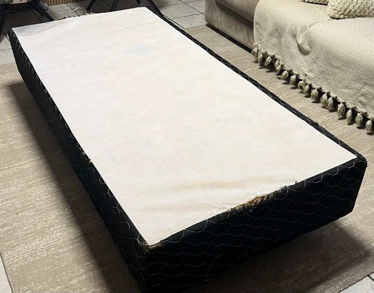 Base cama Box solteiro + cabeceira
