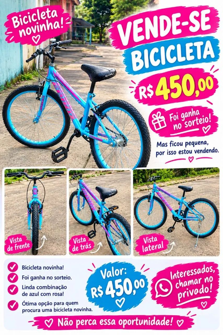 Bicicleta novinha