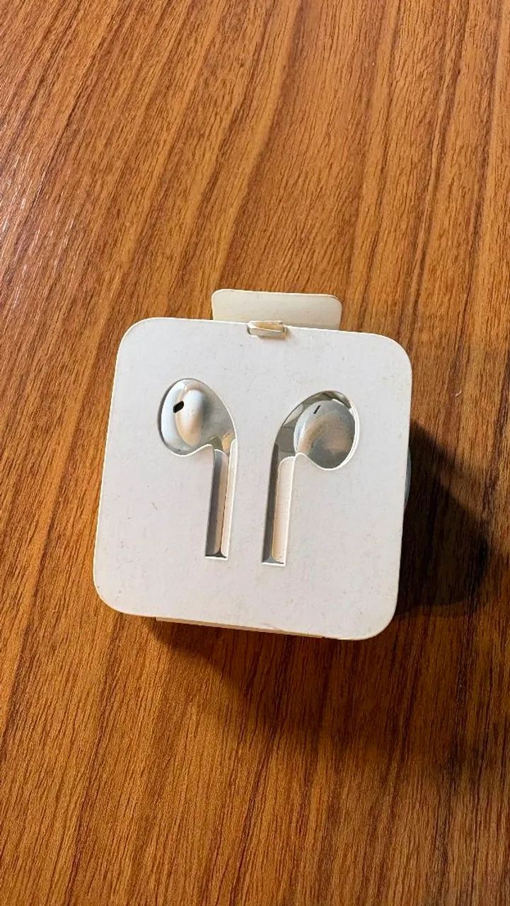 Fone de ouvido apple com fio light