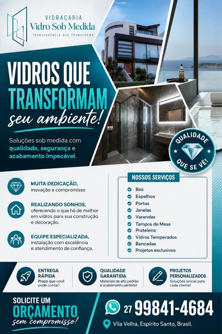 Vidraçaria Vidro Sob Medida