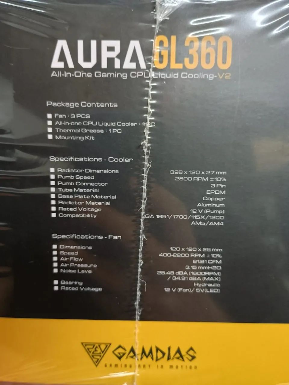 WaterCooler Aura GL360 Gamidas - Foto 2