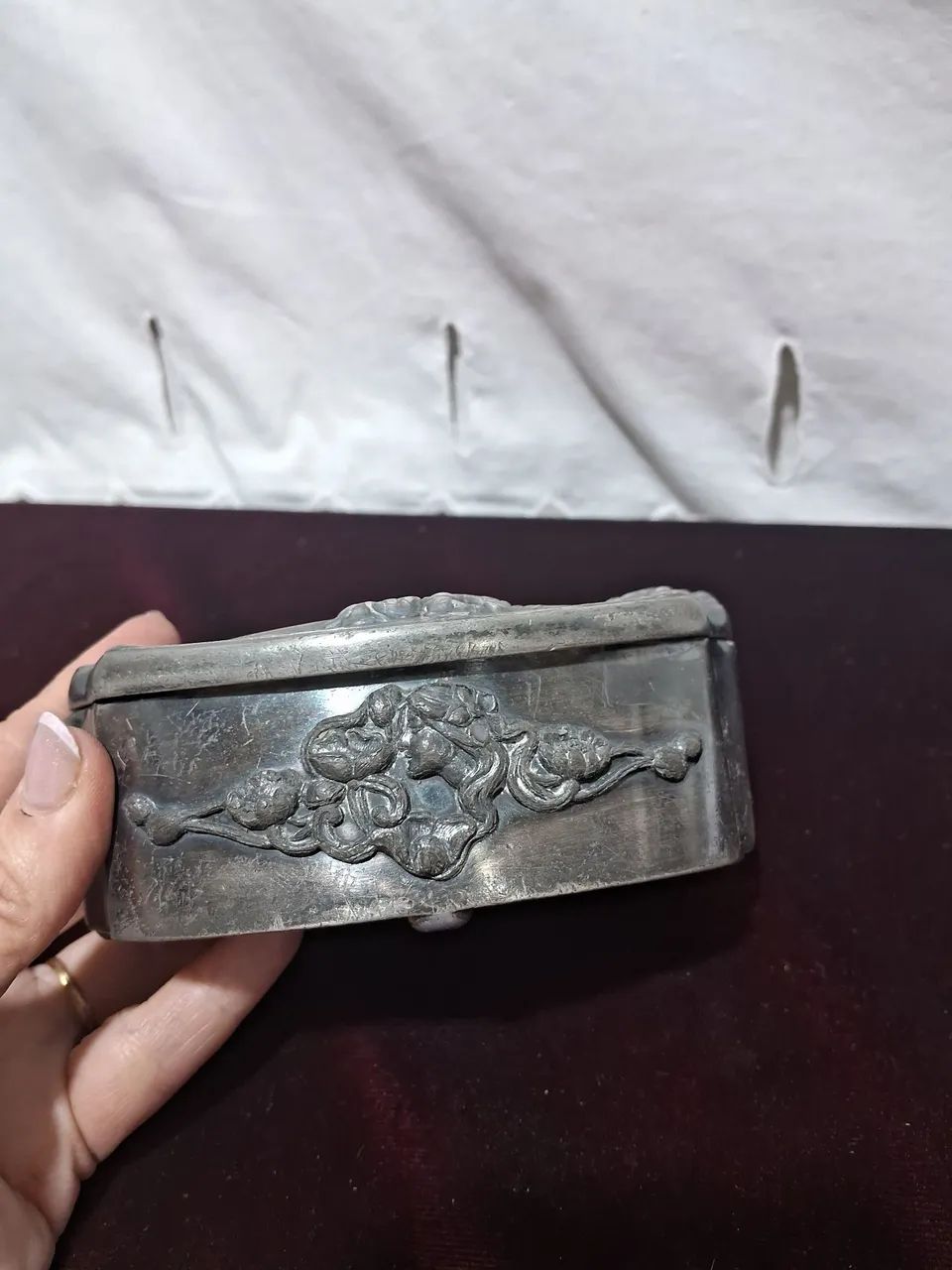 Antiga Caixa de metal - Foto 4