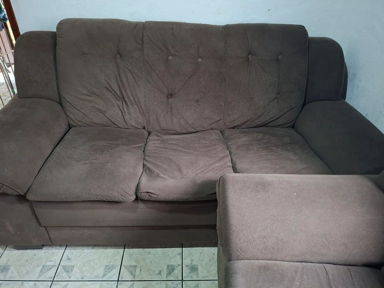 Sofá usado 2 e 3 lugares - Foto 3