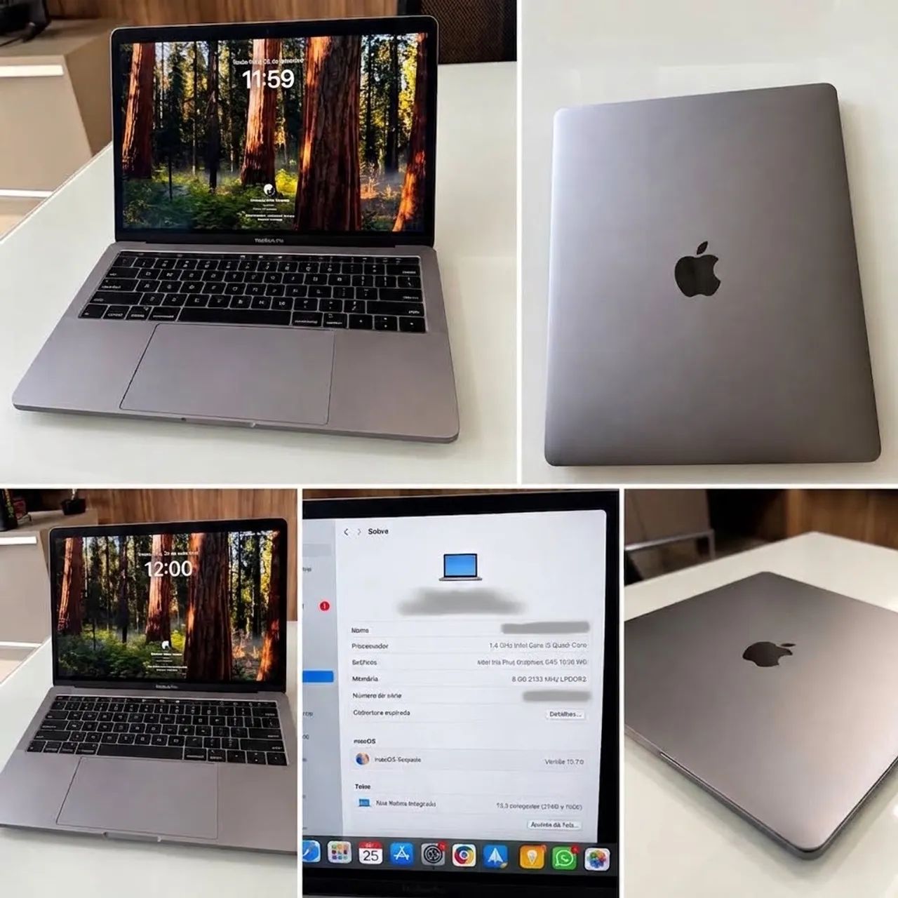 MacBook Pro 13" 2019 - i5 / 8GB RAM / Space Gray (Leia a Descrição) - Foto 5