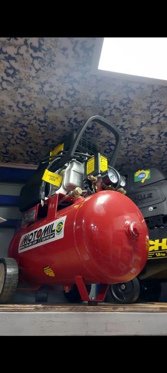 COMPRESSOR 24LITROS 2CV MONO 127/ MOTOMIL