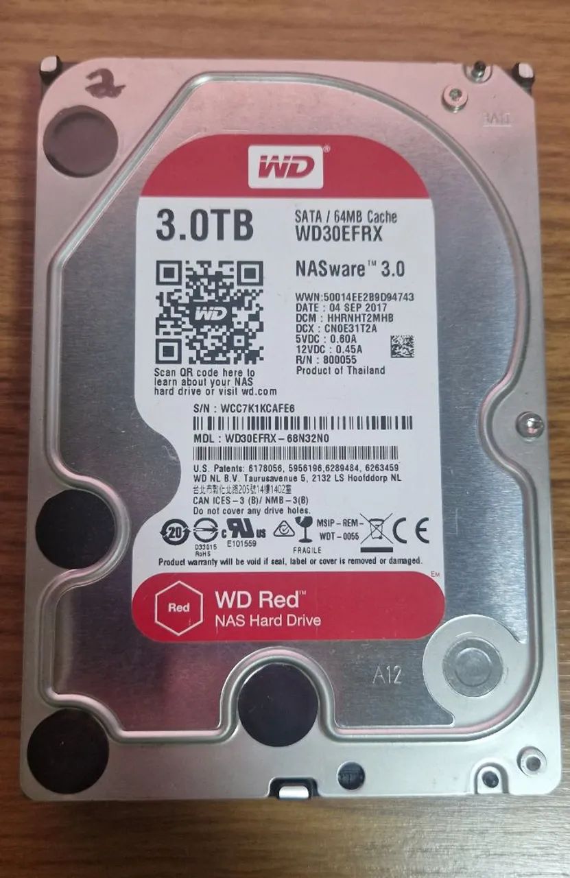 HD Western Digital 3TB
