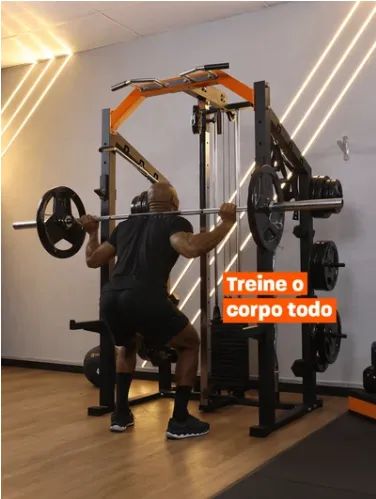 Estação De Musculação Mega Rack Full Com Polia - Foto 2