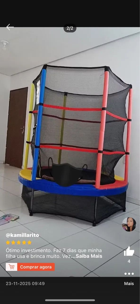 Pula pula infantil 