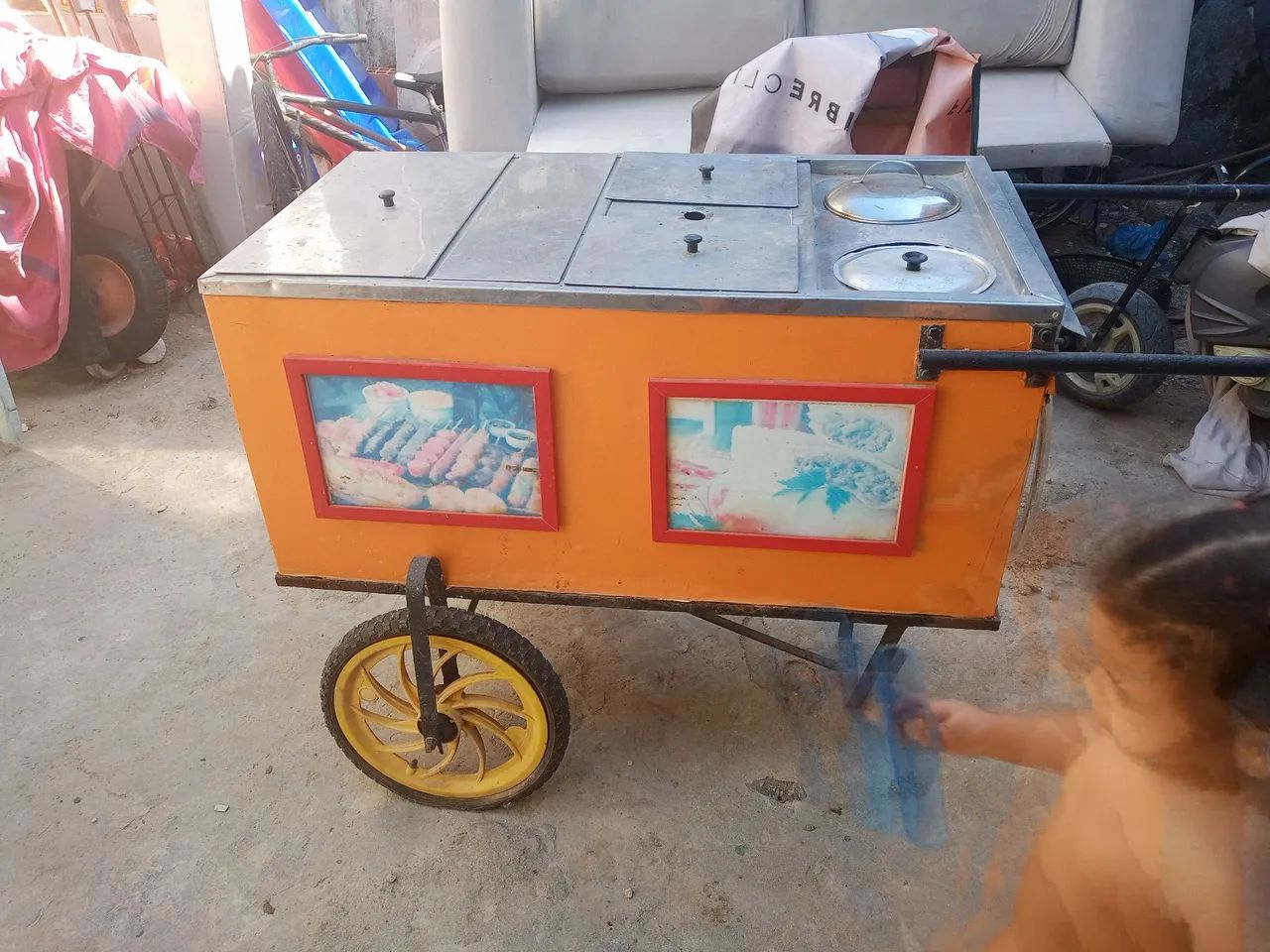Carrinho de hot dog