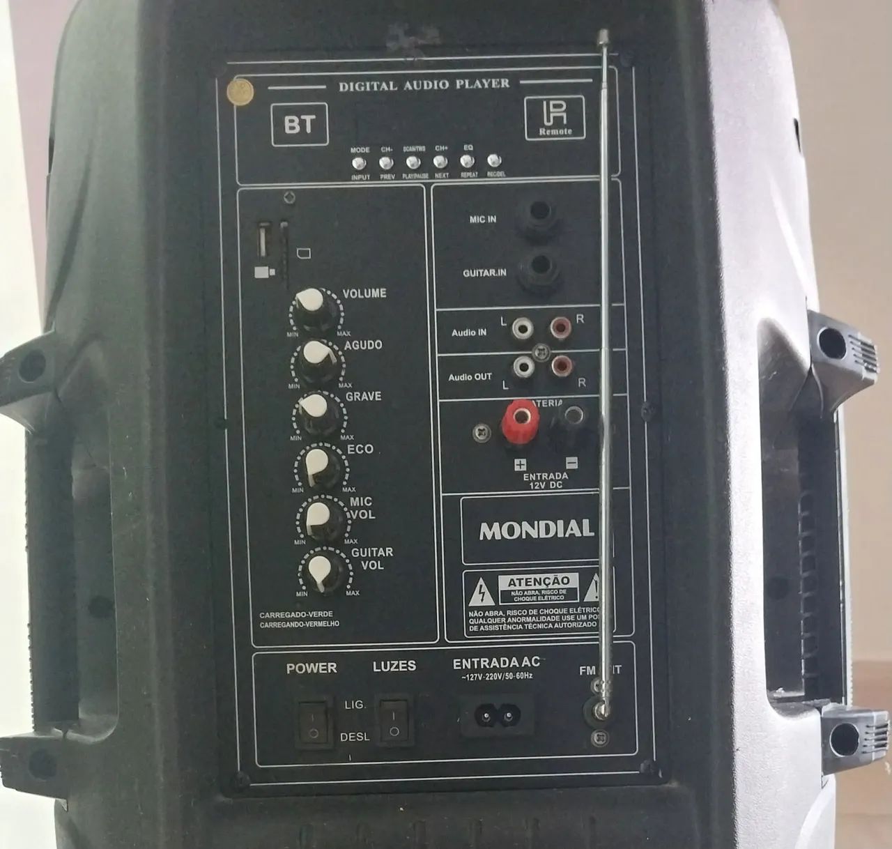 Caixa de Som amplificada Mundial com bluetooth - Foto 5
