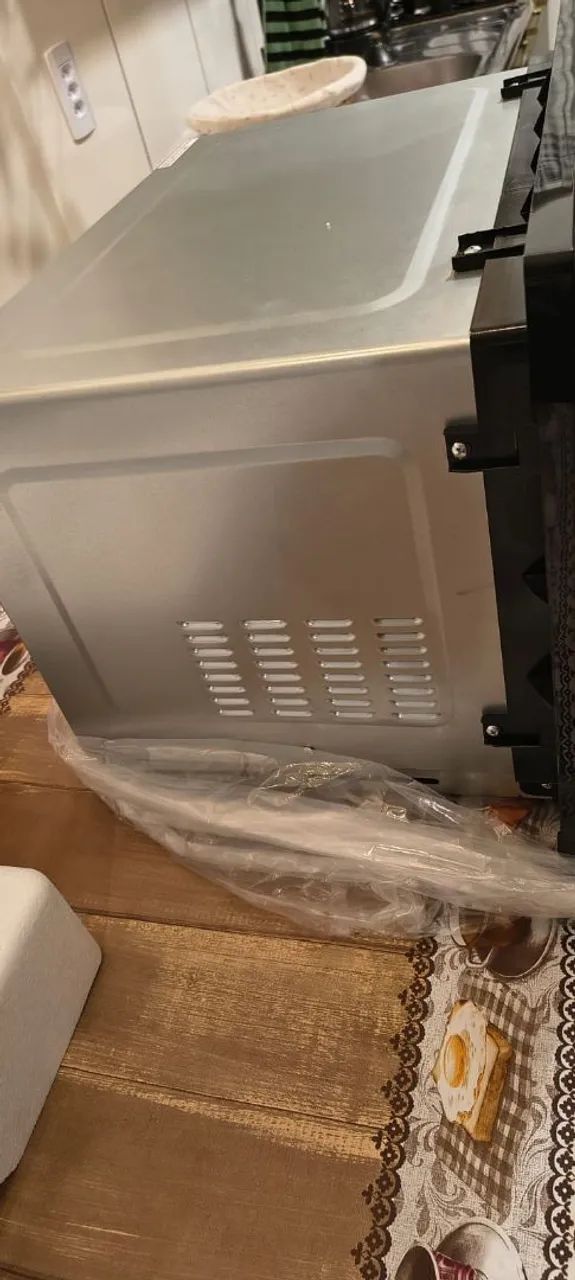 Microondas de embutir espelhado Muller  - Foto 5