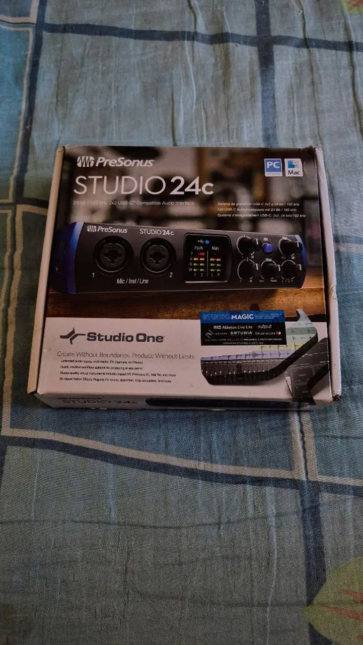 Interface de áudio Presonus Studio 24c - Foto 4