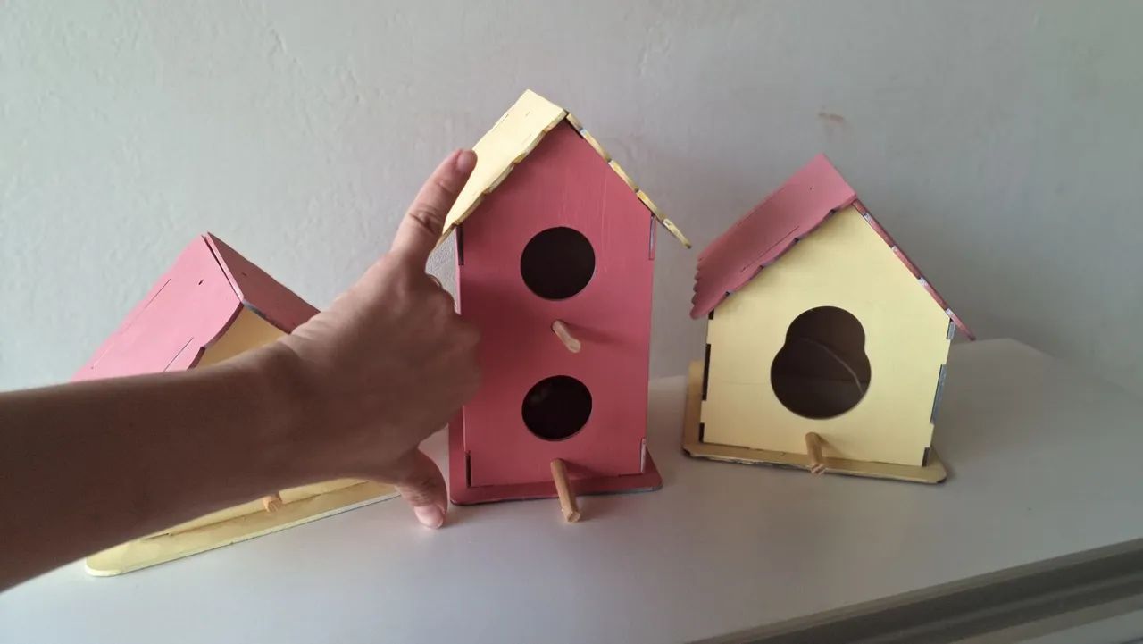 Casinhas passarinho mdf - Foto 2