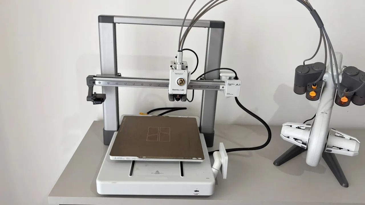 ? IMPRESSORA 3D BAMBU LAB A1 + AMS | IMPRESSÃO COLORIDA | ESTADO DE NOVA ? - Foto 2