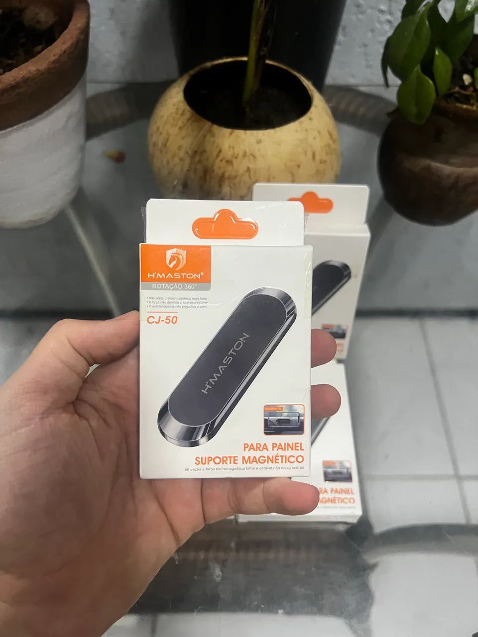 Suporte Veicular Magnético P/ Celular Gps Imã Potente - Foto 3