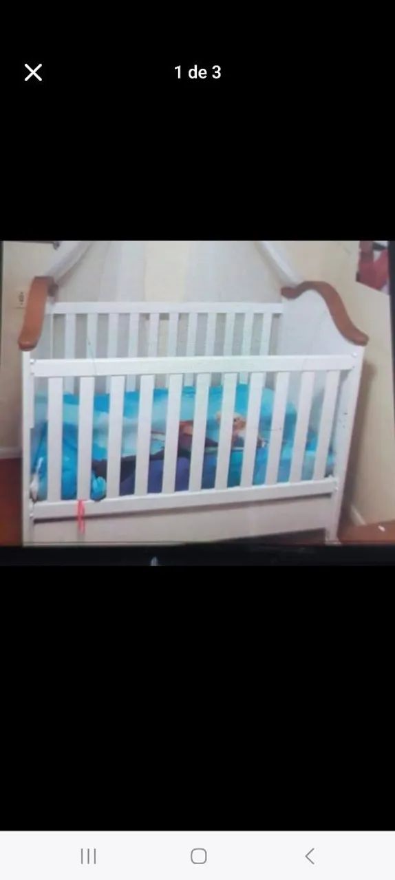 Berço infantil de laka 