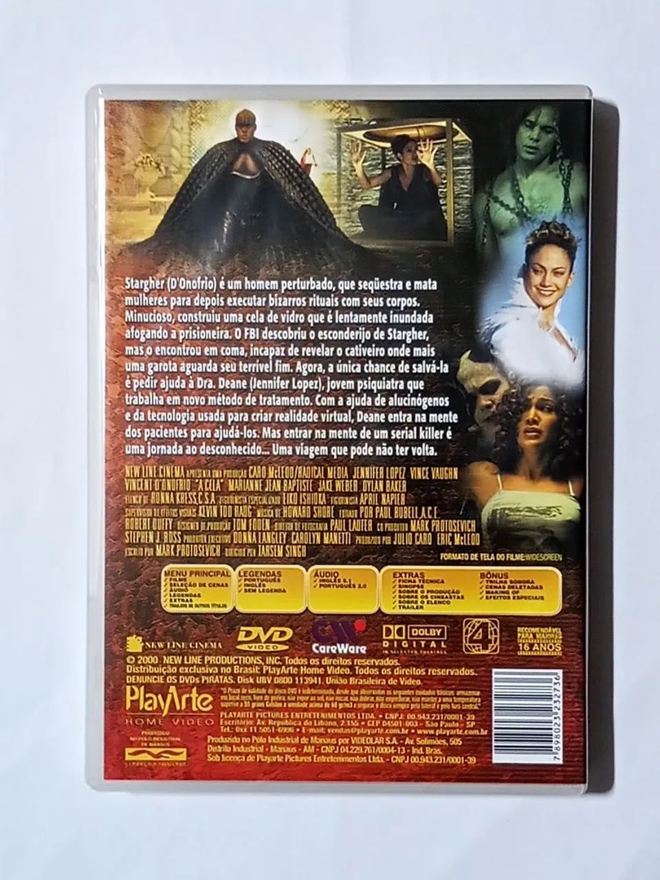 Dvd A Cela ( The Cell ) Jennifer Lopez - original - Foto 2