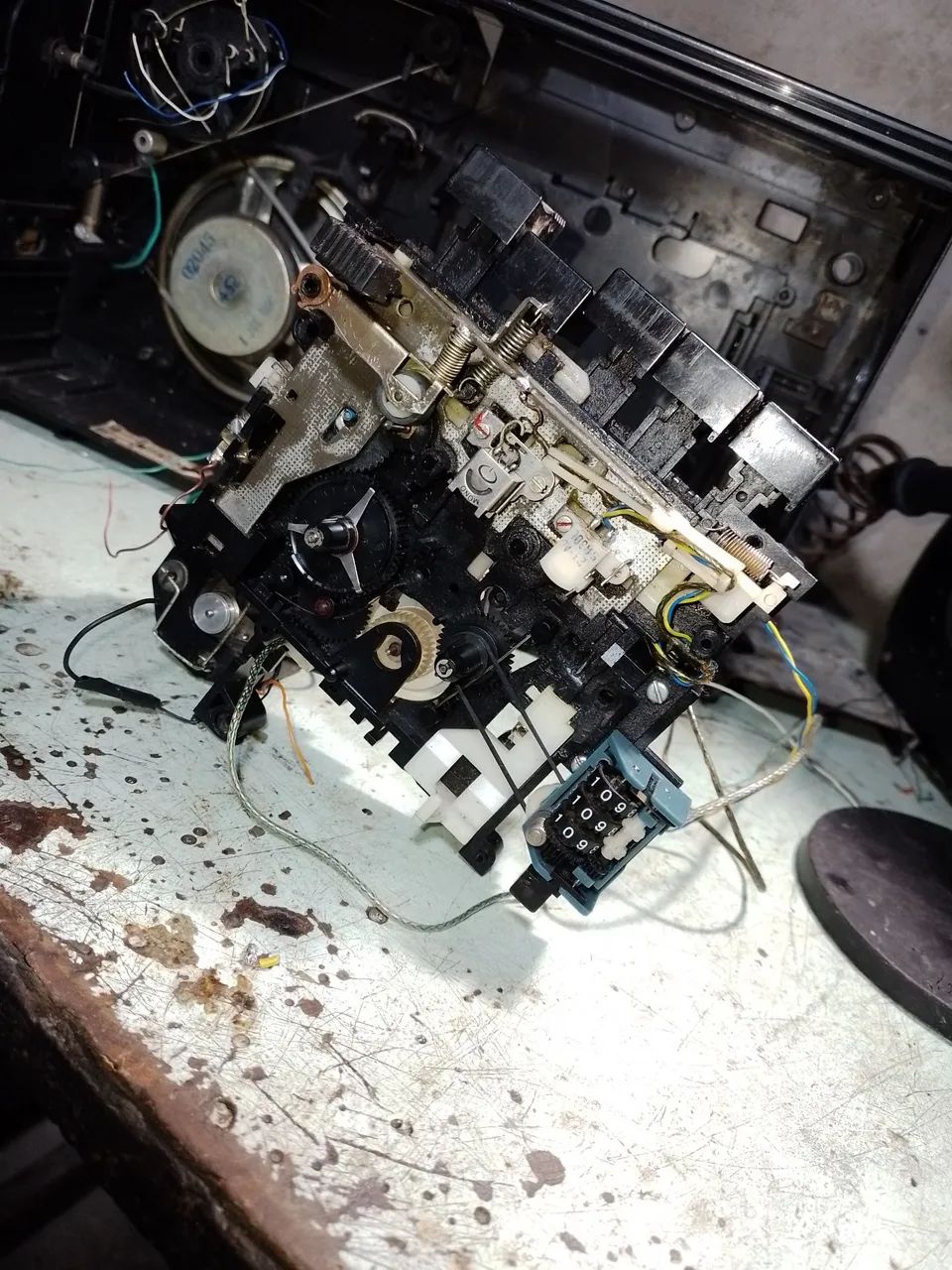 Rádio gravador Philips ar 470 (sucata)  - Foto 5